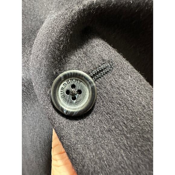 Burberry 100% Cashmere Black Bond Street 2-Button Blazer Jacket 40 Long - Picture 5 of 11